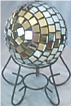 Disco Mirror Ball and Stand