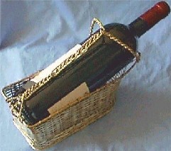 Example of Wine Basket With Bottle