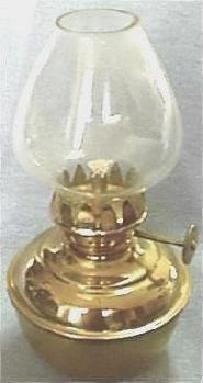 Mini Brass Hurricane Lantern