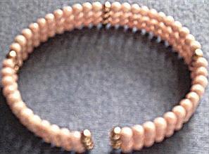 Pink Coral Bracelet, Inside View