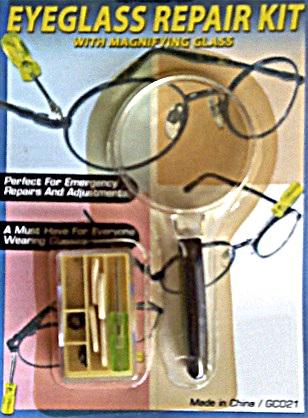 Eyeglass Repair Kit With Magnifier