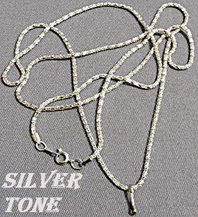 Silver Finish Loupe Chain