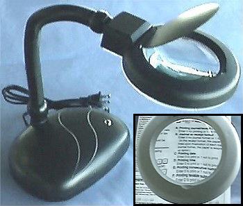 Desk Lamp/Magnifier