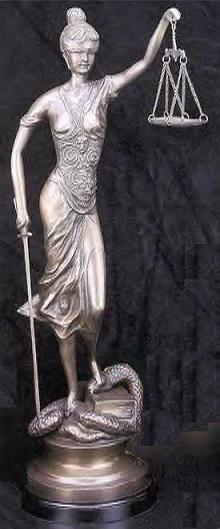Lady Justice, 30-inch Classic