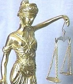 Brass Lady Justice, Front Details