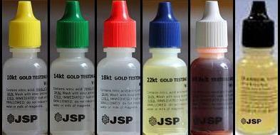 New Gold Testing Bottels