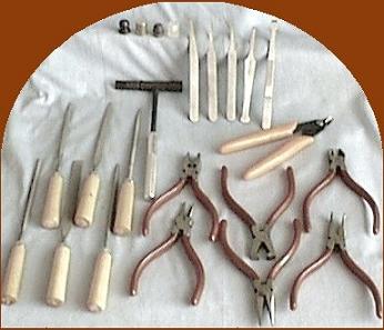 Pliers, Files, Tweezers, Hammer, Cutter